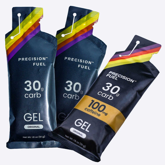 Tri gel pack (2 PF 30 gel y 1 PF 30 caffeine gel)